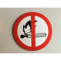 Magnet *open vuur verboden*...