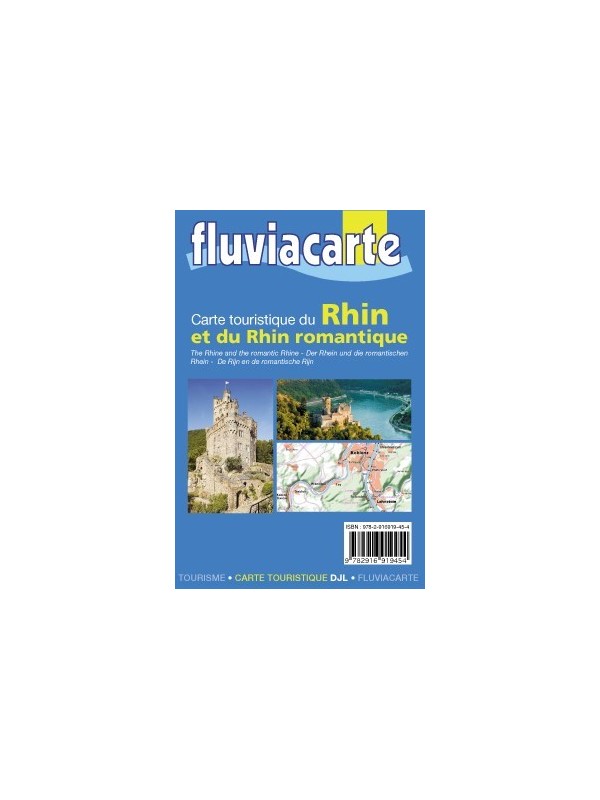 Carte Touristique Du Rhin Et Du Rhin Romantique
