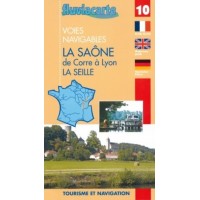Vaarkaart   10 Saône : van...