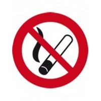 Sticker *verboden te roken*...