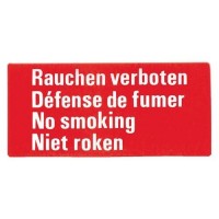 Sticker *roken verboden*  4...